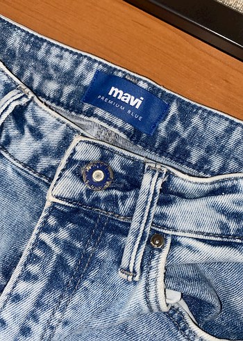 Mavi Loose Fit Midi Kadın Denim Pantolon - Görsel 4
