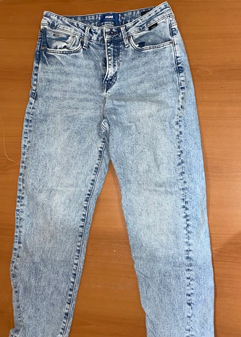 Mavi Loose Fit Midi Kadın Denim Pantolon - Görsel 7