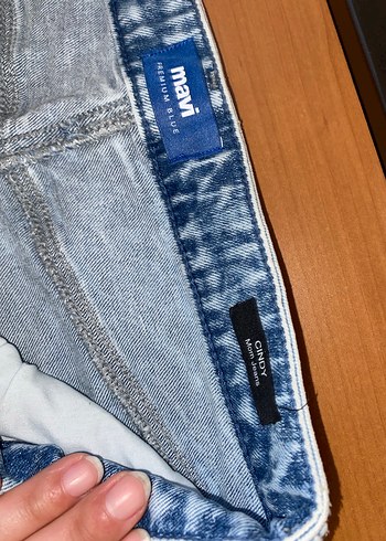 Mavi Loose Fit Midi Kadın Denim Pantolon - Görsel 8