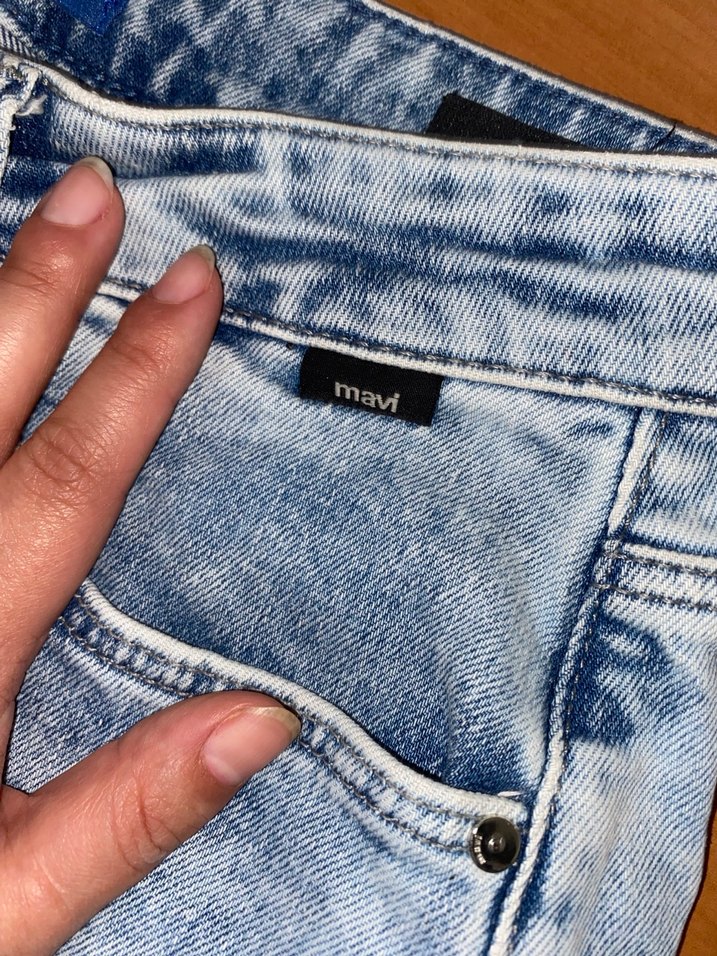 Mavi Loose Fit Midi Kadın Denim Pantolon - Görsel 5