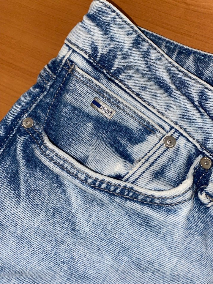 Mavi Loose Fit Midi Kadın Denim Pantolon - Görsel 3