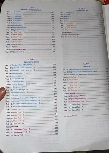 11. Sınıf Matematik Soru Bankası - Bilgi Sarmal - Görsel 4