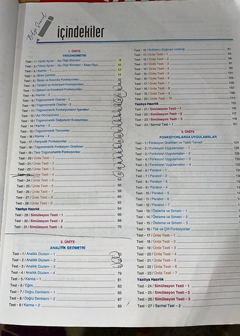 11. Sınıf Matematik Soru Bankası - Bilgi Sarmal - Görsel 3