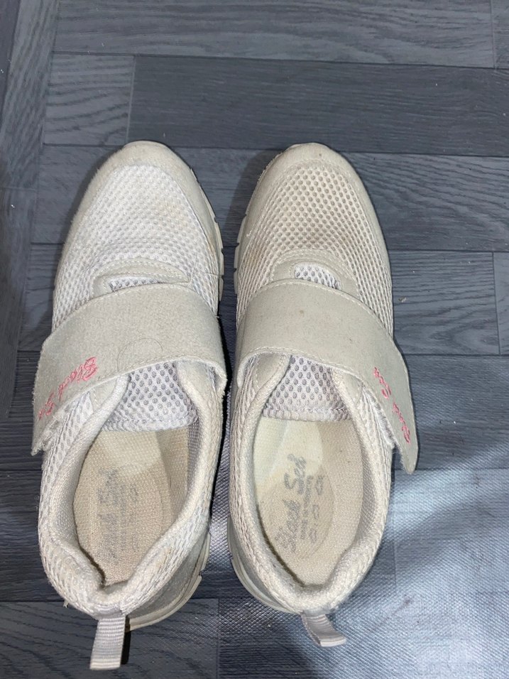 Beyaz Cırtcırtlı Kadın Spor Ayakkabı - Görsel 3