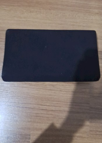 Siyah Süet Kadın Clutch Çanta - Görsel 2