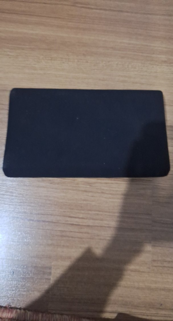 Siyah Süet Kadın Clutch Çanta - Görsel 2