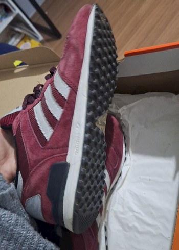 Bordo Adidas Bağcıklı Spor Ayakkabı/ Numara46 - Görsel 7