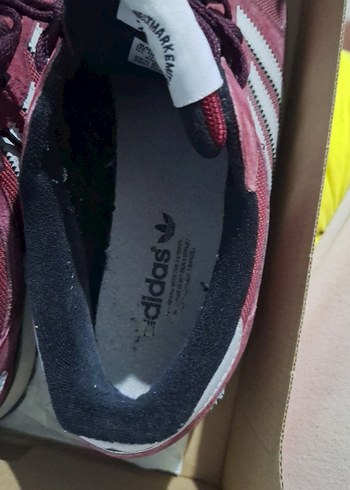 Bordo Adidas Bağcıklı Spor Ayakkabı/ Numara46 - Görsel 3