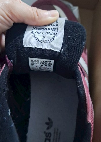 Bordo Adidas Bağcıklı Spor Ayakkabı/ Numara46 - Görsel 4