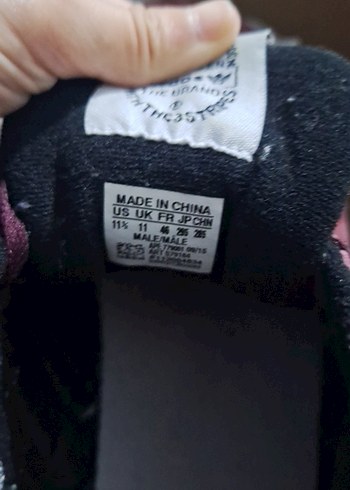 Bordo Adidas Bağcıklı Spor Ayakkabı/ Numara46 - Görsel 5