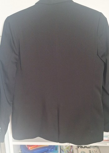 Düğmeli, Siyah Erkek Çocuk Takım Elbise - Görsel 5