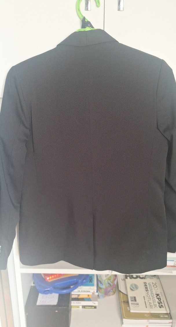 Düğmeli, Siyah Erkek Çocuk Takım Elbise - Görsel 5