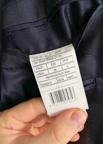 Cacharel Lacivert 130s Yün Travel Ceket - Görsel 6