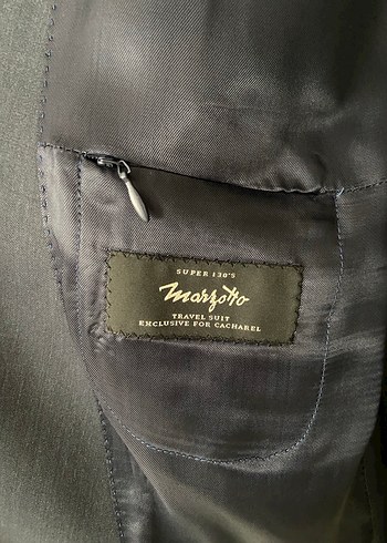 Cacharel Lacivert 130s Yün Travel Ceket - Görsel 4