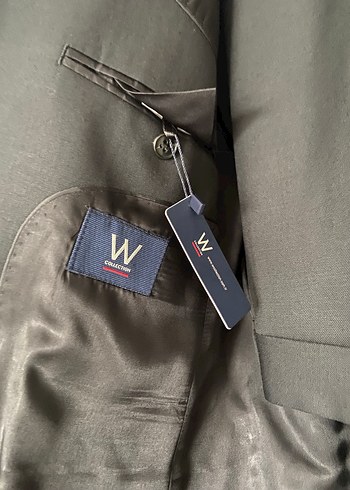 W Collection Siyah Yün Takım Elbise - Görsel 4