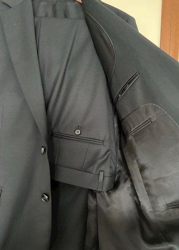 W Collection Siyah Yün Takım Elbise - Görsel 3