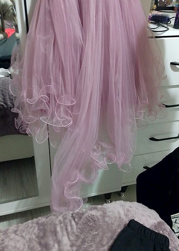 Mor Kız Çocuk Elbisesi - Görsel 3