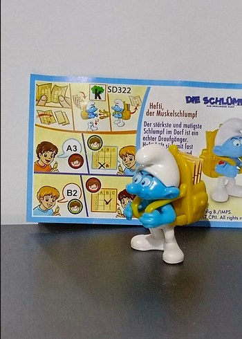 Kinder Gezgin Şirin ve kağıdı