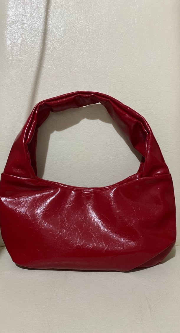 Kırmızı Zımbalı Kadın Çanta - Görsel 2
