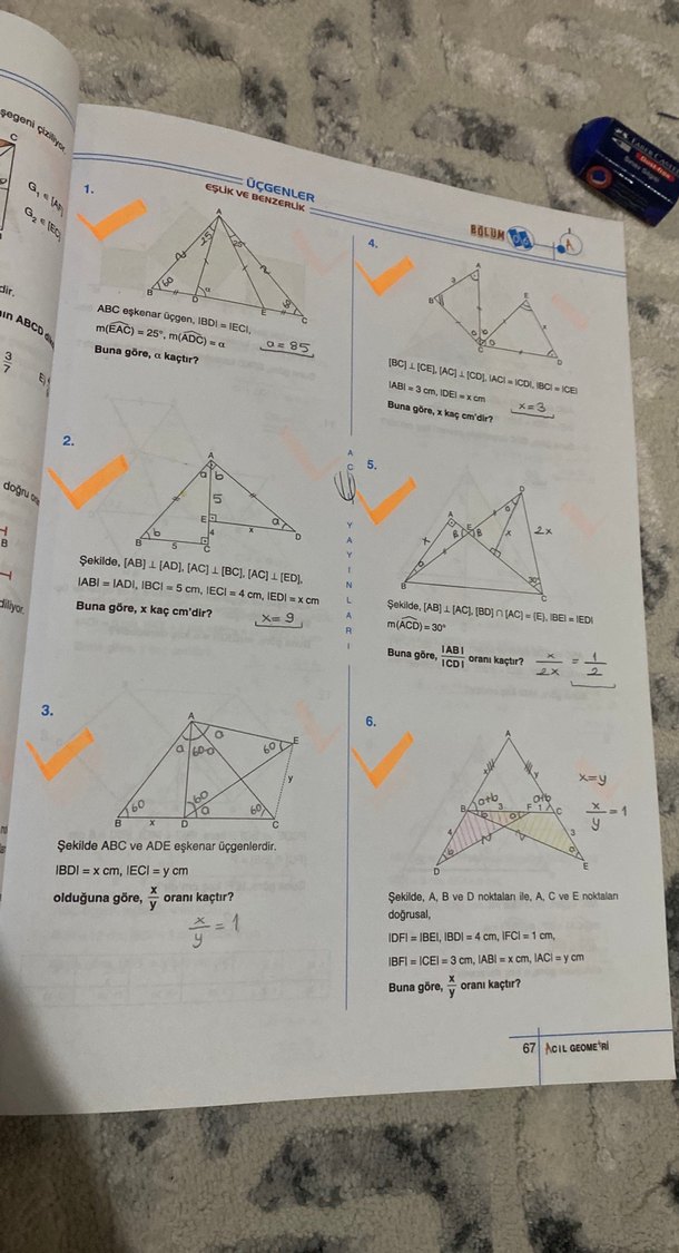 Acil Geometri TYT-AYT Soru Bankası - Görsel 3