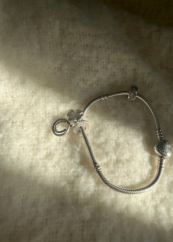 Pandora Yonca & At Nalı Charm  925 ALE  Orijinal - Görsel 4