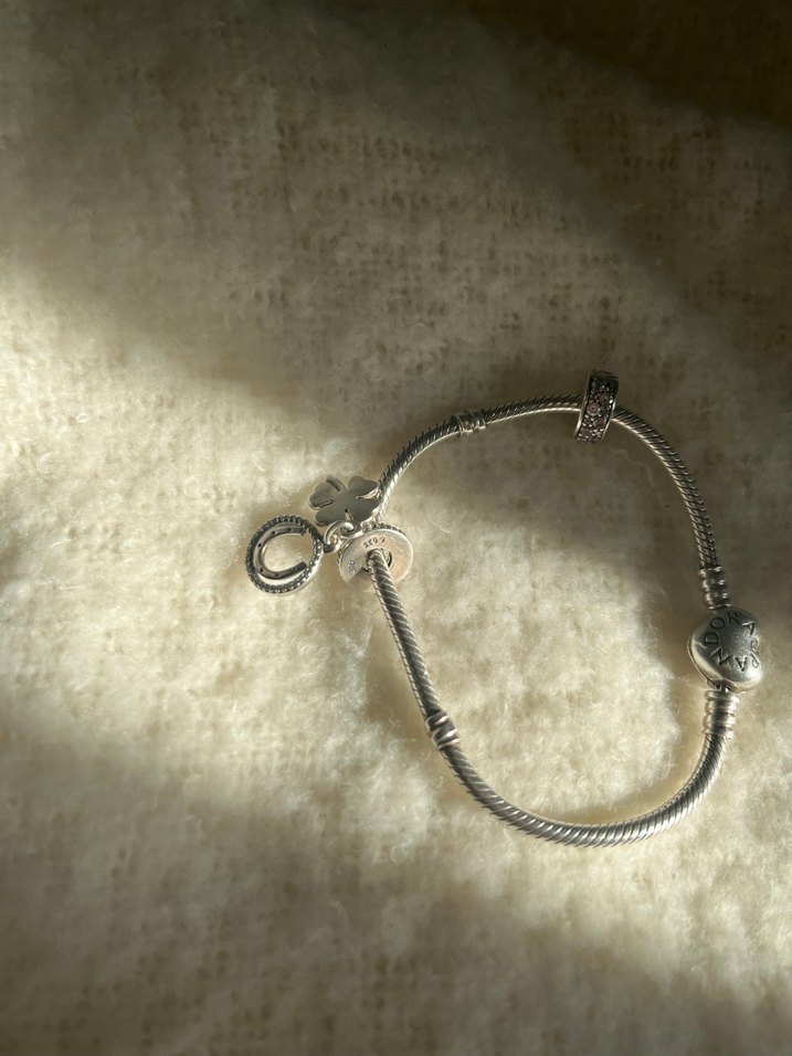 Pandora Yonca & At Nalı Charm  925 ALE  Orijinal - Görsel 4