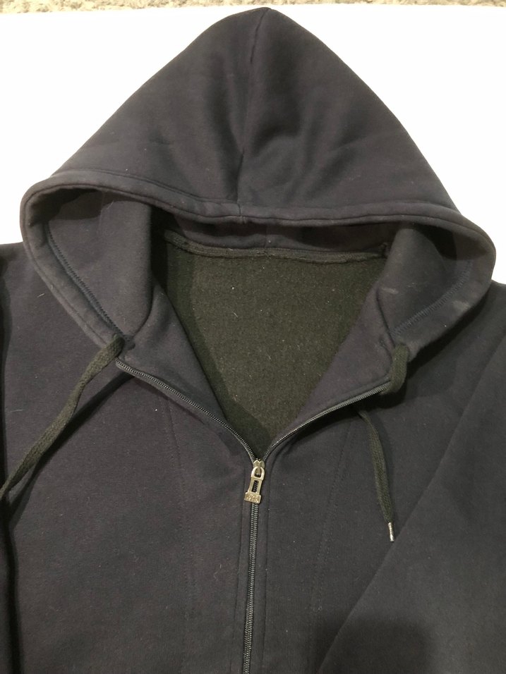 Erkek Kapüşonlu Fermuarlı Lacivert Sweatshırt ve eşofman - Görsel 5