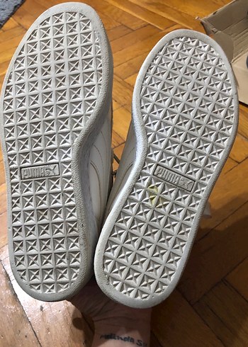 Kadın Beyaz Puma Spor Ayakkabı Fiyonklu - Görsel 4