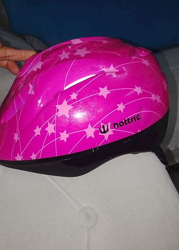 Parlak Pembe Yıldız Desenli Motosiklet Kaskı - Görsel 2