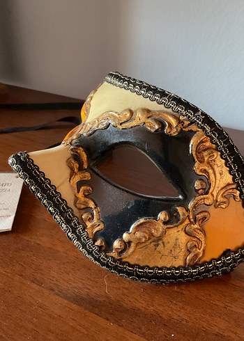 Sertifikalı İtalya DI GARANZIA Mestre Kasabası el yapımı maske. - Görsel 2