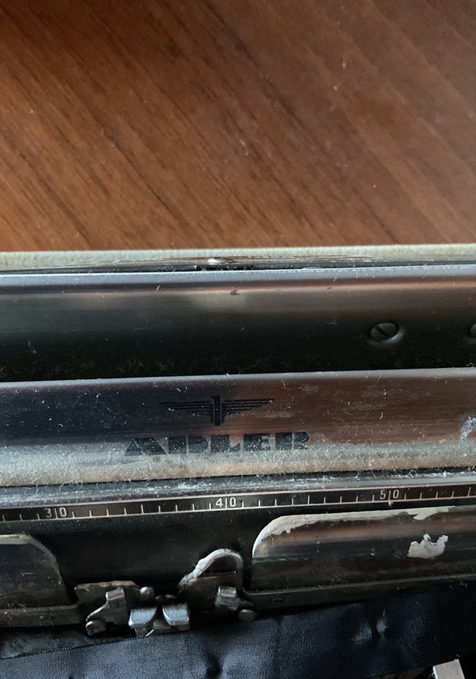 Tıppa ghmb alman üretim orjinal Koyu Bordo Vintage Daktilo - Görsel 5