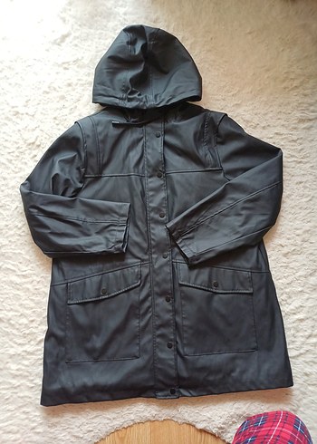 Siyah Deri Mont - Görsel 3