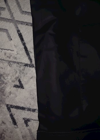 Siyah Deri Mont - Görsel 9