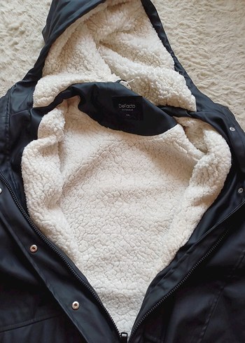 Siyah Deri Mont - Görsel 6