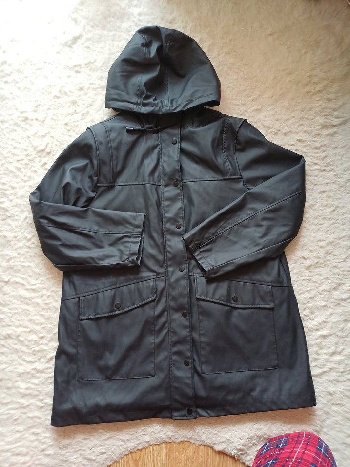 Siyah Deri Mont - Görsel 3