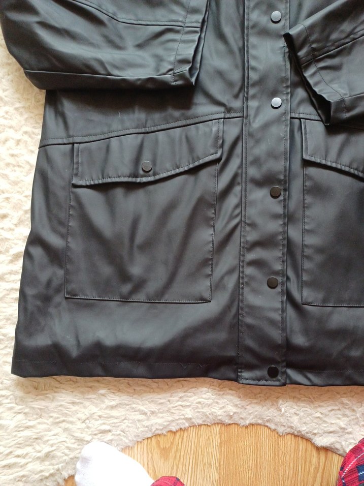 Siyah Deri Mont - Görsel 4