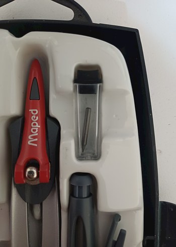 Gri Çizim Pergeli Seti - Görsel 3