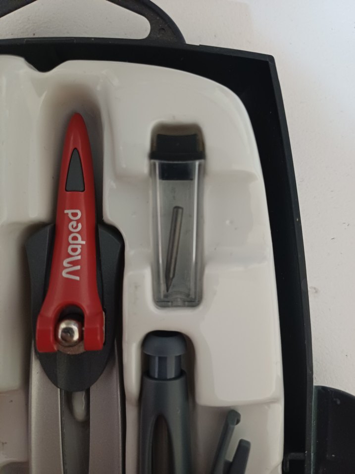 Gri Çizim Pergeli Seti - Görsel 3