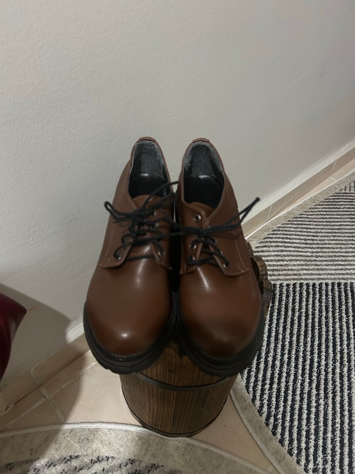 Vintage Bohem Oxford Ayakkabı - Görsel 5