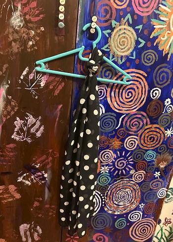 Puantiyeli Weirdcore Twee Fular - Görsel 2