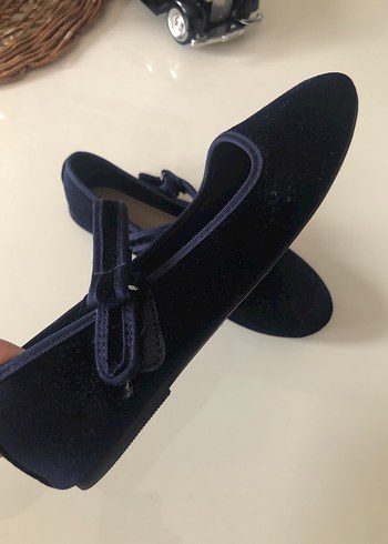 Kız Çocuk Lacivert Tokalı Babet Ayakkabı lefties - Görsel 2