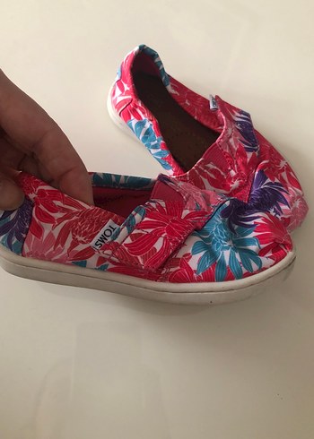 Kız Çocukları İçin Renkli Bağcıksız Spor Ayakkabı T7 - Görsel 2