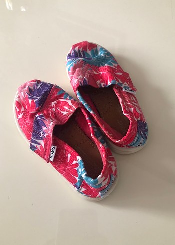 Kız Çocukları İçin Renkli Bağcıksız Spor Ayakkabı T7 - Görsel 3