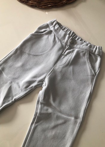 Gri Erkek Çocuk Rahat Kesim Pantolon - Görsel 3