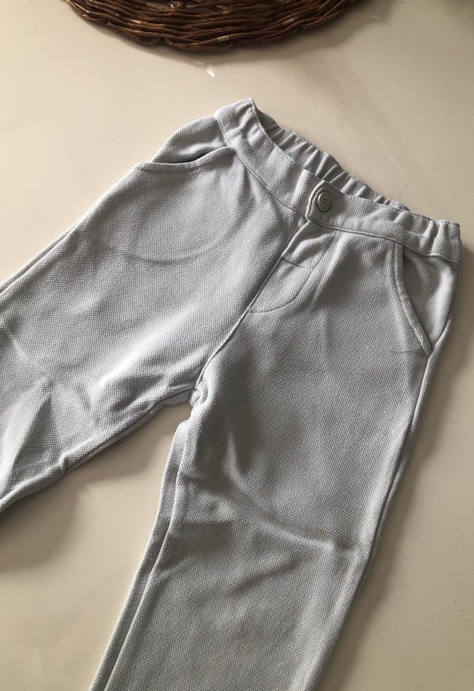 Gri Erkek Çocuk Rahat Kesim Pantolon - Görsel 3