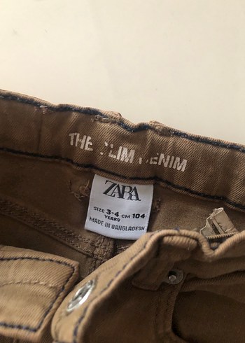 Erkek Çocuk Kahverengi Regular Fit Denim Pantolon - Görsel 3