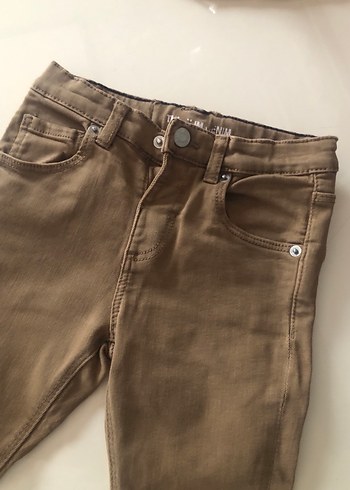 Erkek Çocuk Kahverengi Regular Fit Denim Pantolon - Görsel 2