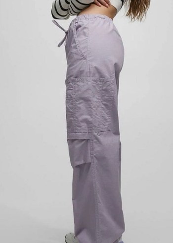 Lila paraşüt pantolon - Görsel 3