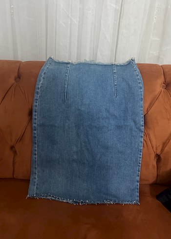 Mavi Denim  Midi Etek - Görsel 2