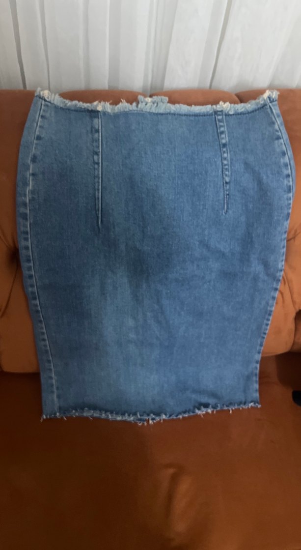 Mavi Denim  Midi Etek - Görsel 3